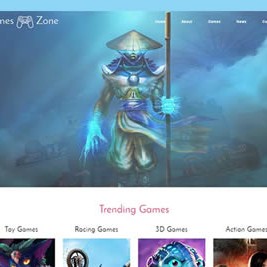 简洁大气的单机游戏网页模板html源码