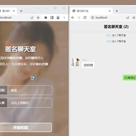 七分钟交友匿名聊天室源码